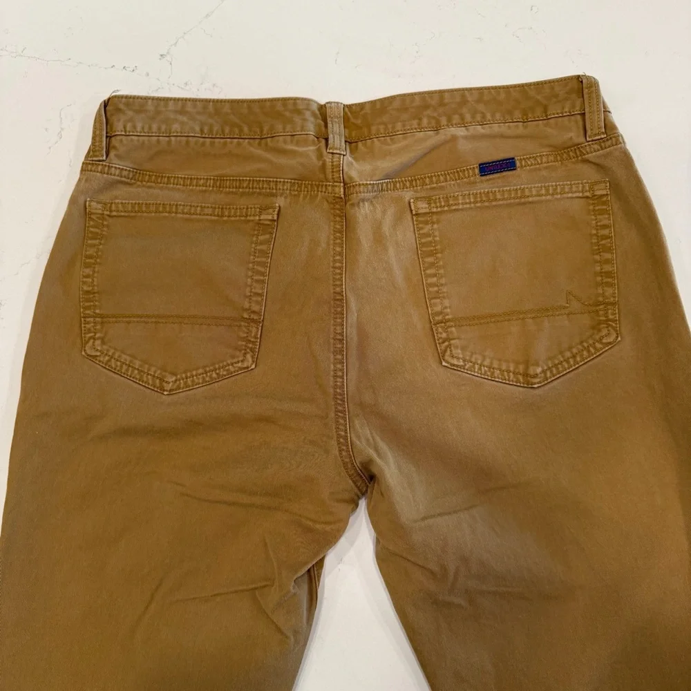Untuckit Men’s Don Santiago Straight Leg 5 Pocket Pant Khaki 34x32